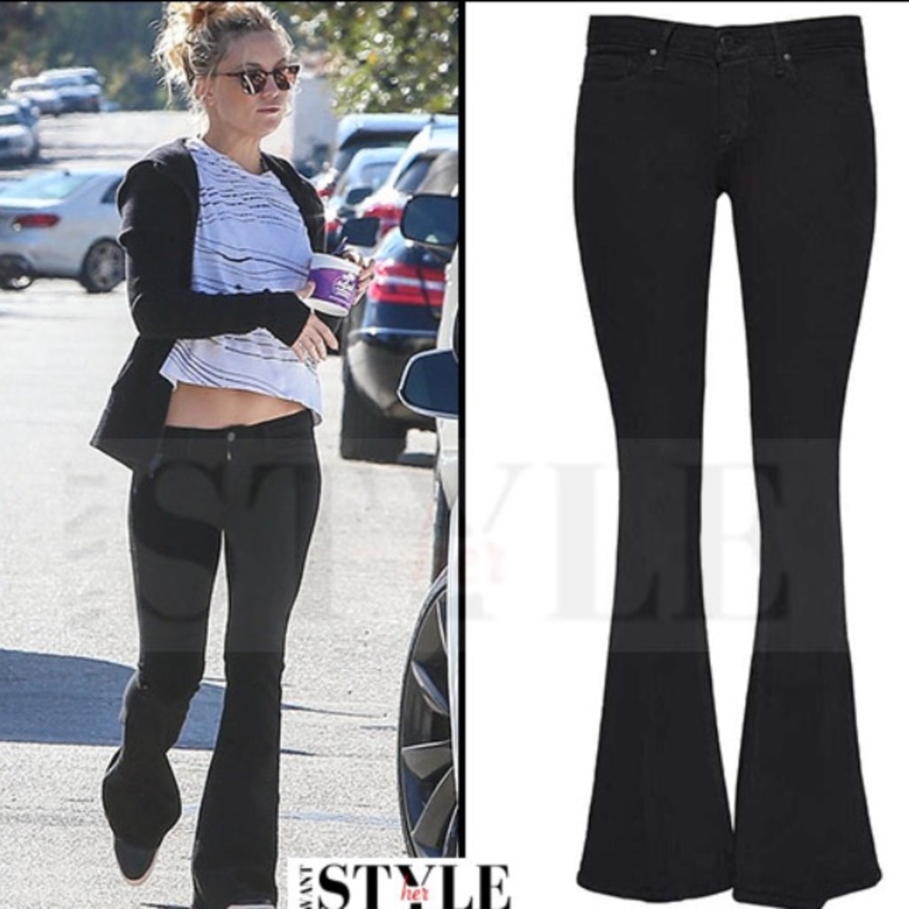 Hudson charcoal Flare Jeans